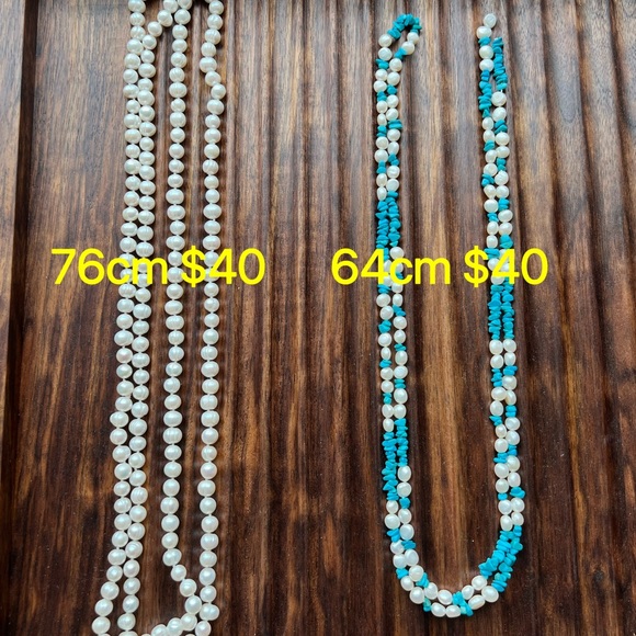 J Crew necklace, fresh water pearl necklace - Picture 2 of 3